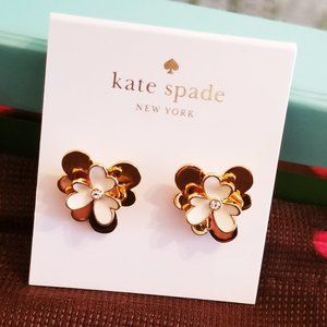SALE*Kate Spade Pansy Blossoms Studs*
